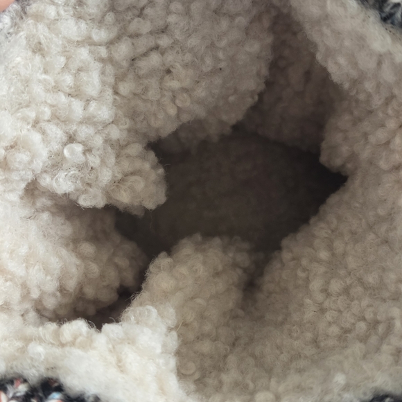 Mens Bombas Sherpa Lined Gripper Bootie Slippers House Shoes mens size XL - Picture 5 of 7